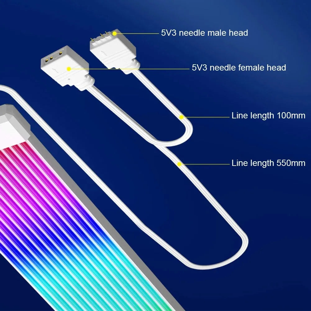 PC RGB Light Strip Suitable for PSU Cable