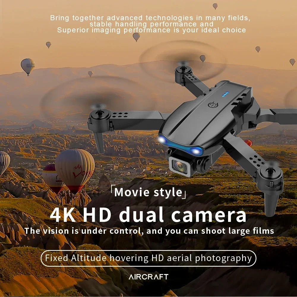 E99pro K3 Foldable Mini Drone - 4K HD