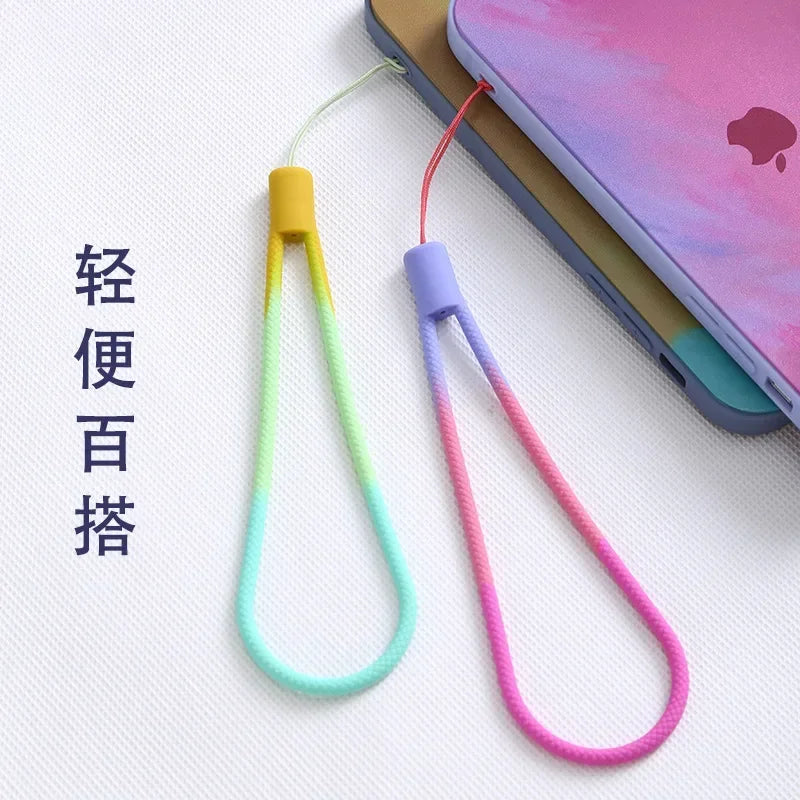 1pc Silicone Wrist Straps Hand Lanyard For Charms