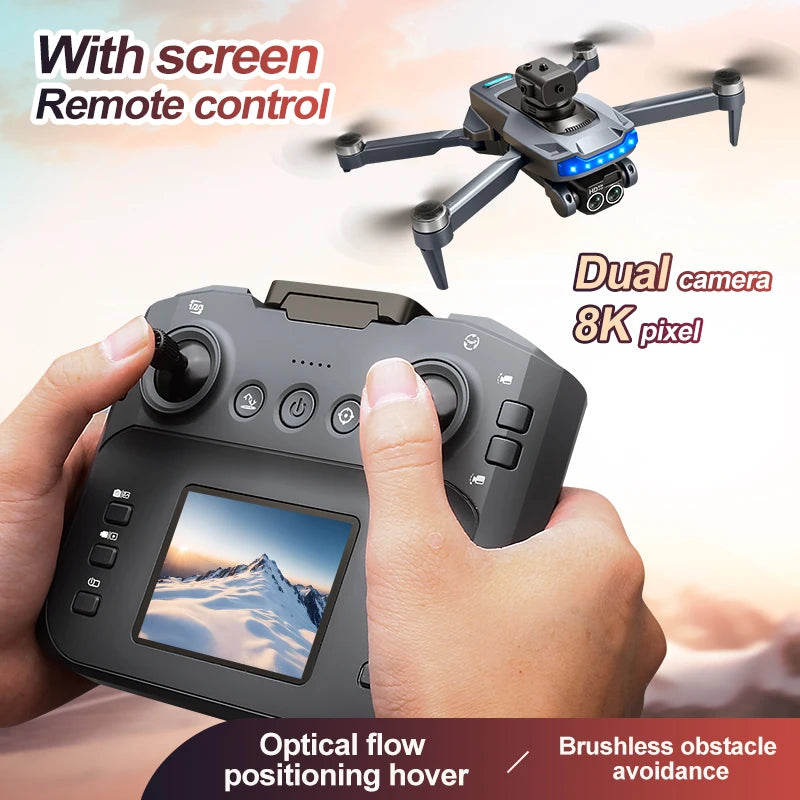 P15 Screen Control Drone 8K Professional Camera HD