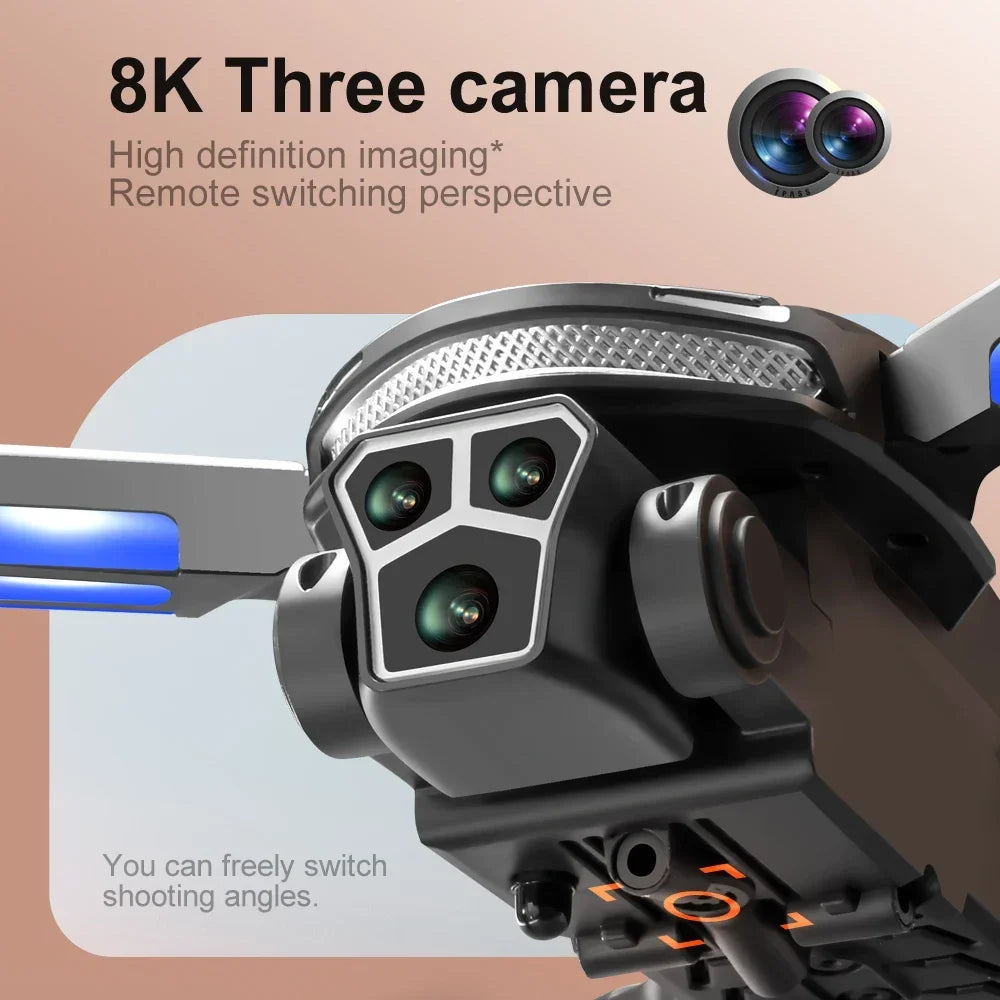 New V888 Brushless Drone 8K Professional HD Triple