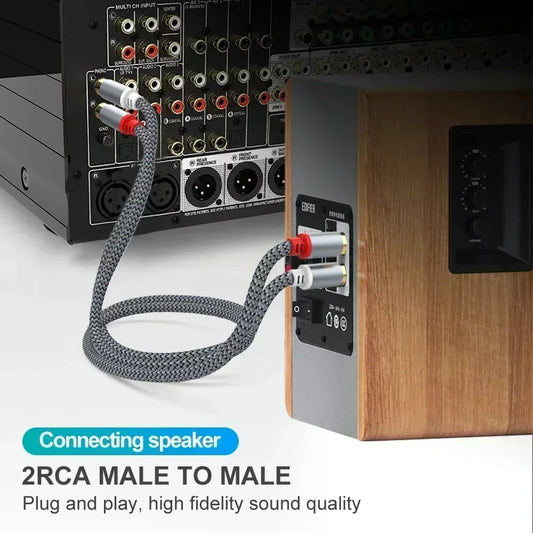 RCA Cable 2 Rca To 2 Rca Stereo