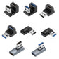 90 Degree USB 3.0 Male to Female Right