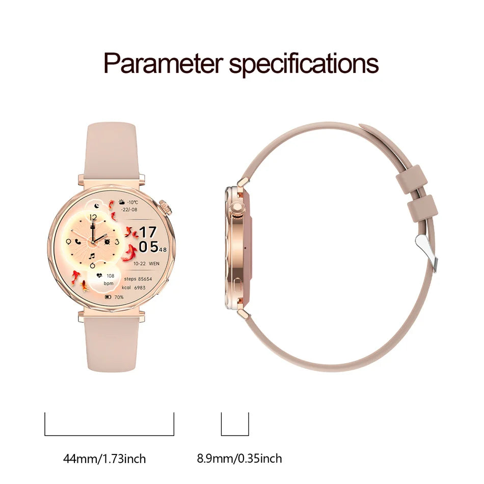2025 New GPS Tracking Smartwatch Women AMOLED HD