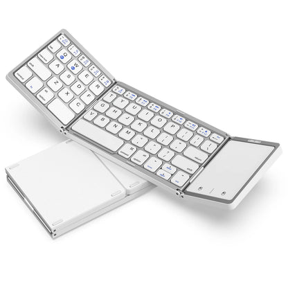Seenda Foldable Wireless Bluetooth Keyboard Rechargeable Folding Portable