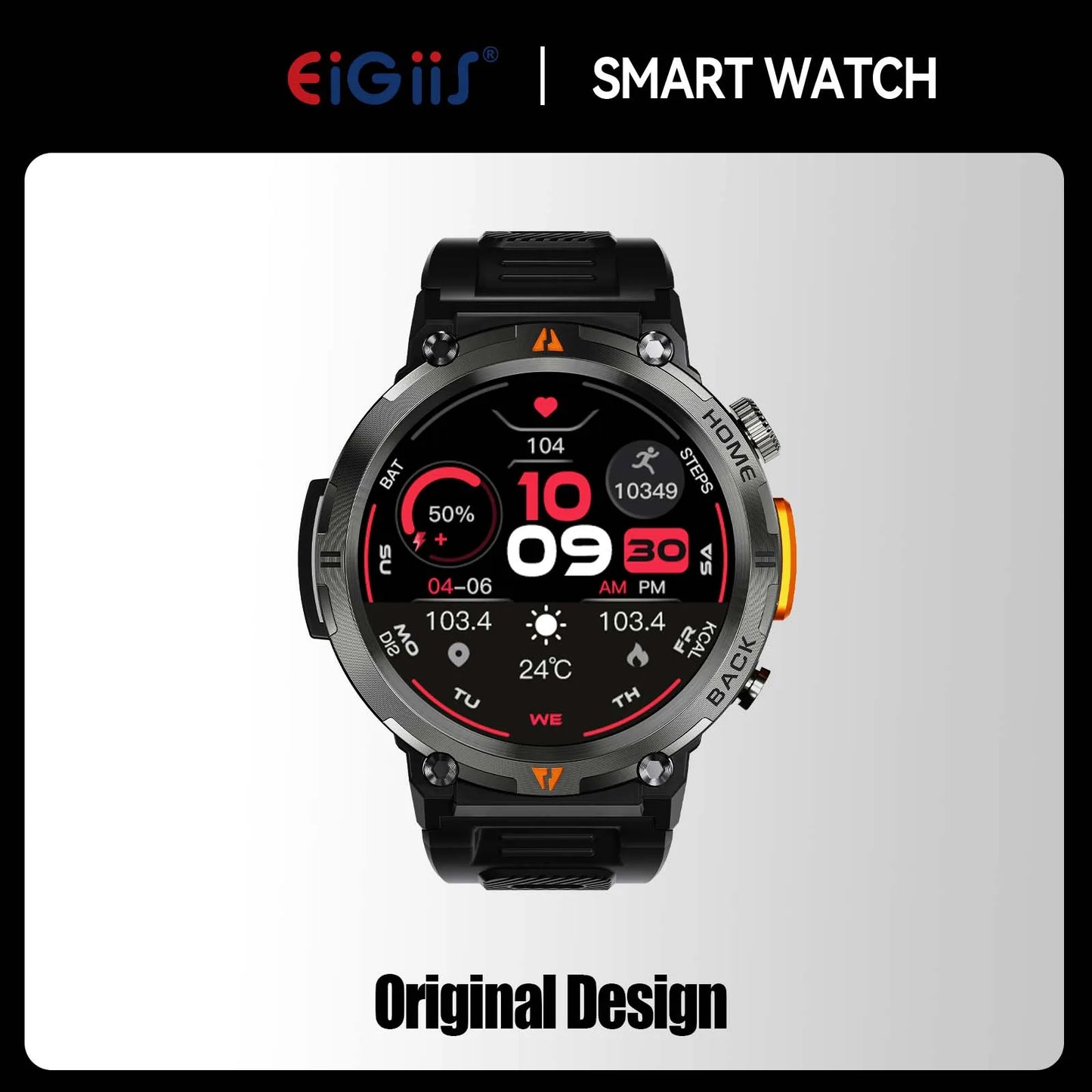 EIGIIS KE3 Smart Watch 3ATM Waterproof Original Design