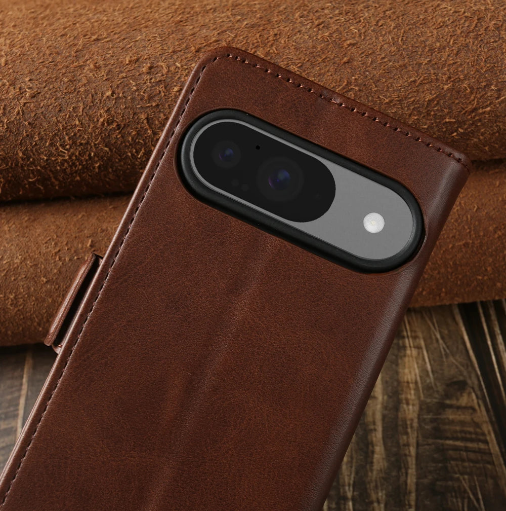 Luxury Leather Phone Case For Google Pixel 9