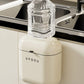 9L/12L DIY Cream-Colored Wall-mounted Kitchen Trash Can with