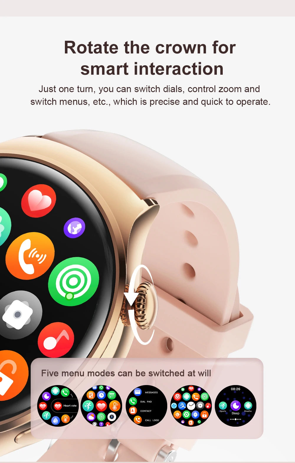 2025 New Lady Fashion Smart Watch women AMOLED
