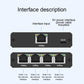 MZX 1-in-4-out 1000M Gigabit Network Hub Switch RJ45