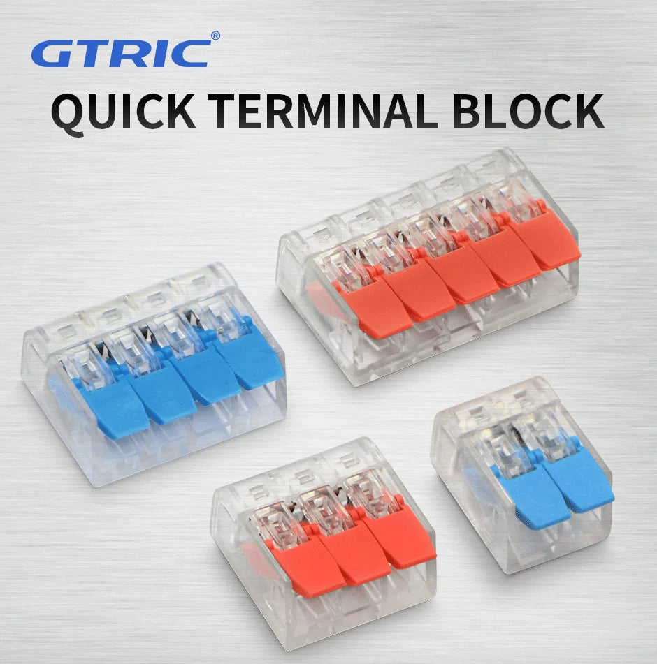 GTRIC Wire Quick Connectors 10PCS 30PCS 2/3/4/5 Ports