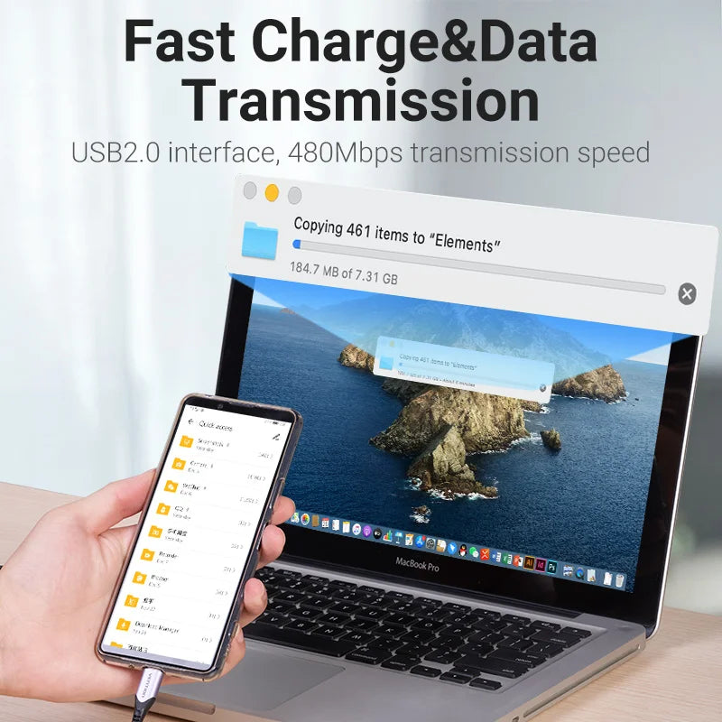 Vention USB C Cable Type C Charging Cable