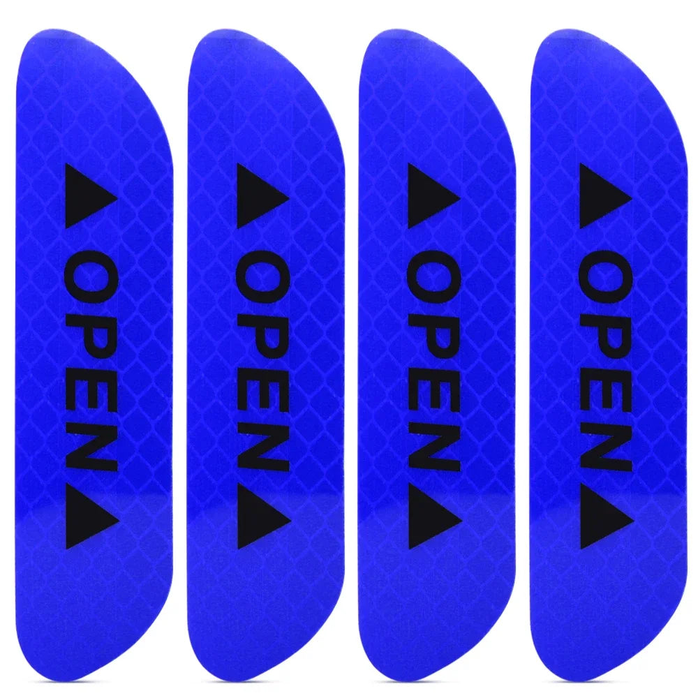 4PCS Reflective Warning Tape for Car Door Safety