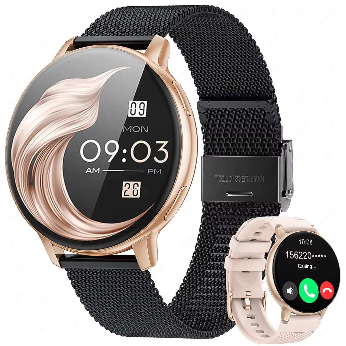 LIGE 2025 Smart Watch Women Bluetooth Call Custom