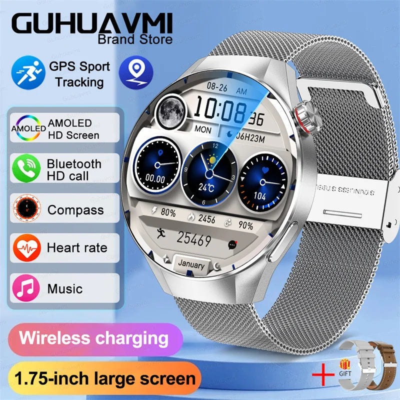 2025 True AMOLED Smart Watch Full touch Screen