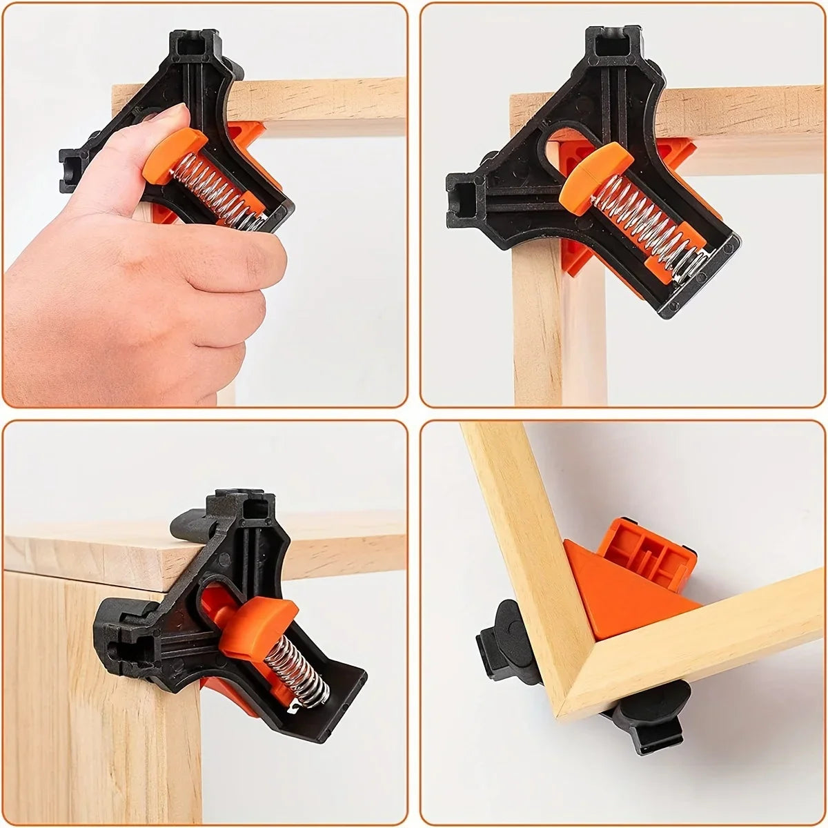 1/4 pcs 90 Degree Corner Clamps For Woodworking,