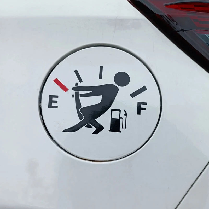 New 1PC Funny Car Stickers High Gas Consumption