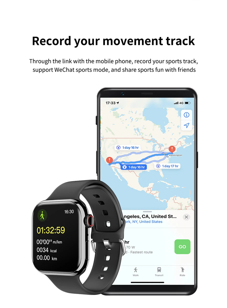 2025 New Series IW9 Watch 9 GPS Track