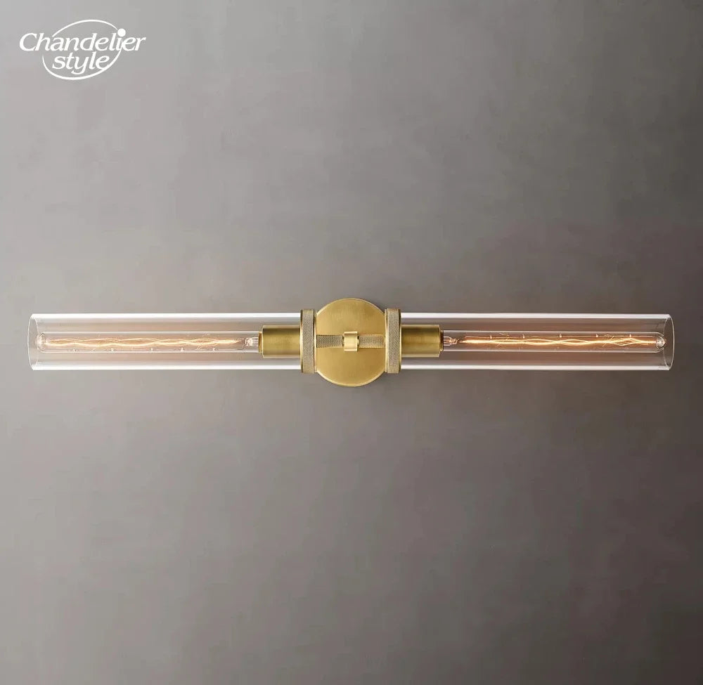 Modern Glass Wall Lamps Lustre LED Lambeth Knurled