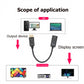 4K DP to HDMI-compatible Adapter Converter DisplayPort to