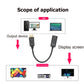 4K DP to HDMI-compatible Adapter Converter DisplayPort to