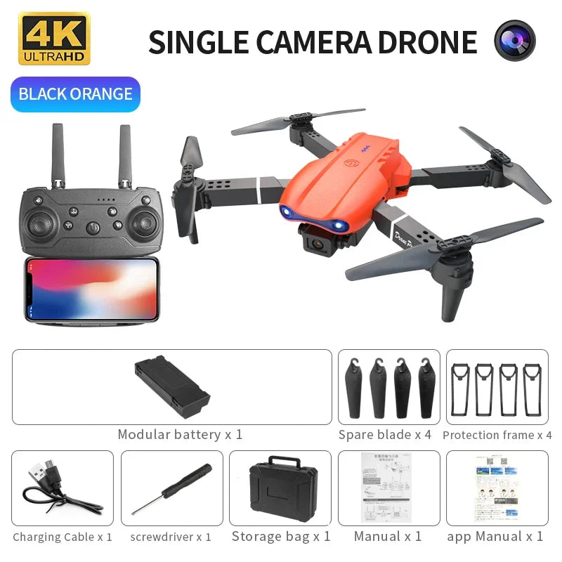 E99pro K3 Foldable Mini Drone - 4K HD