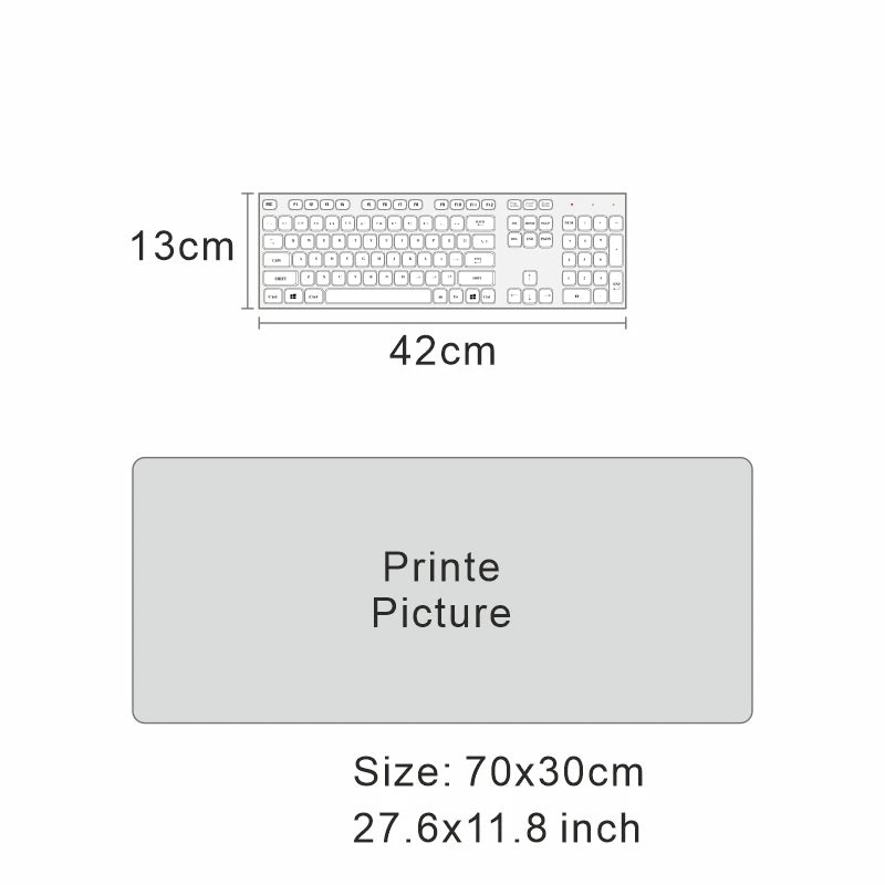Custom Print Mouse Pad Diy Large Playmat Gaming