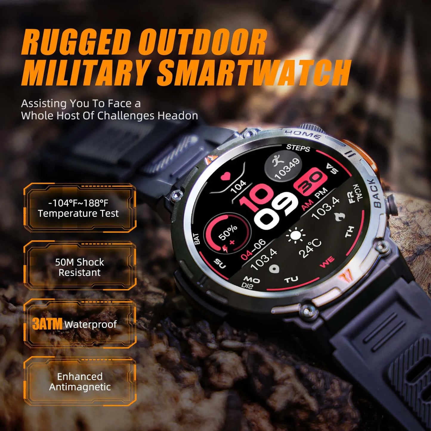 EIGIIS KE3 Smart Watch 3ATM Waterproof Original Design