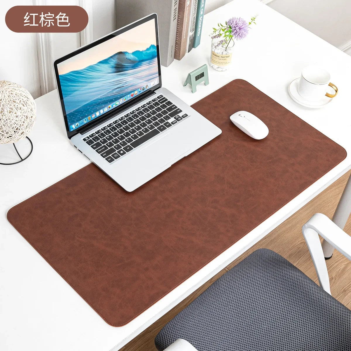 Desk Pad Waterproof PU Mouse Pad Desk Mat