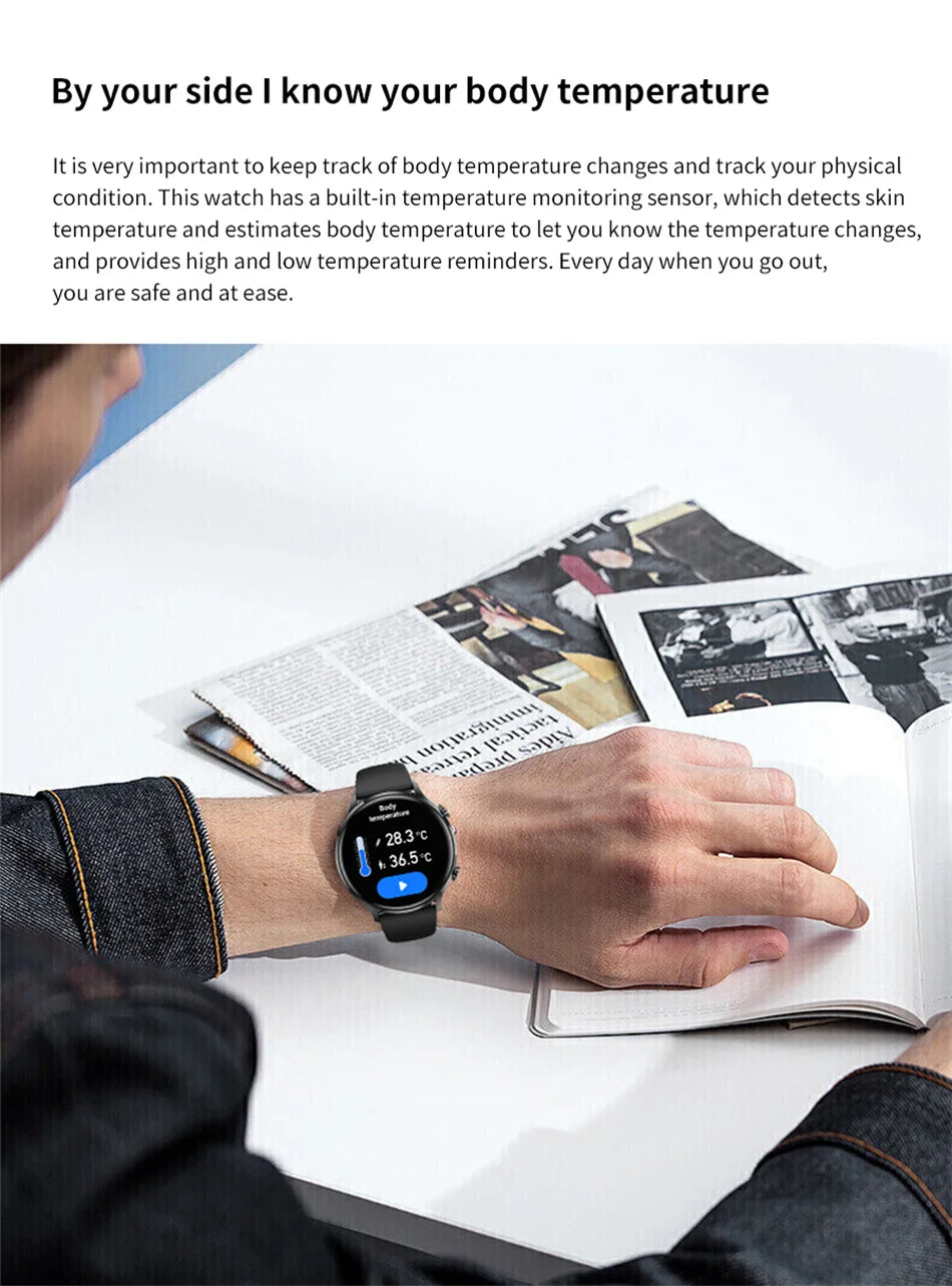 2025 New Smartwatch Women AMOLED HD Screen Always