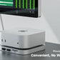 Minisopuru Mac Mini M4 Dock Stand with M.2