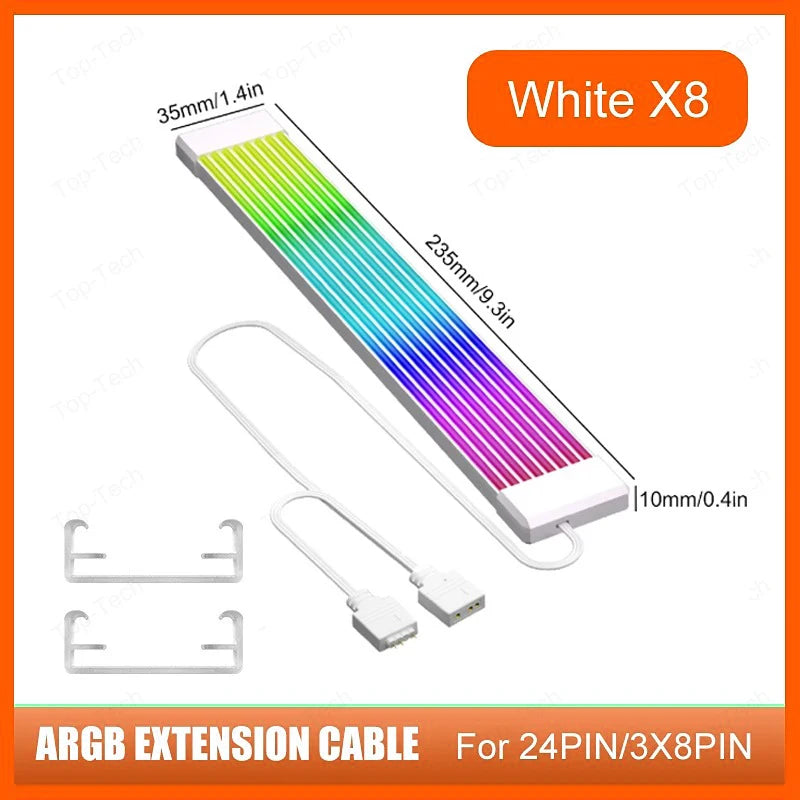 PC RGB Light Strip Suitable for PSU Cable