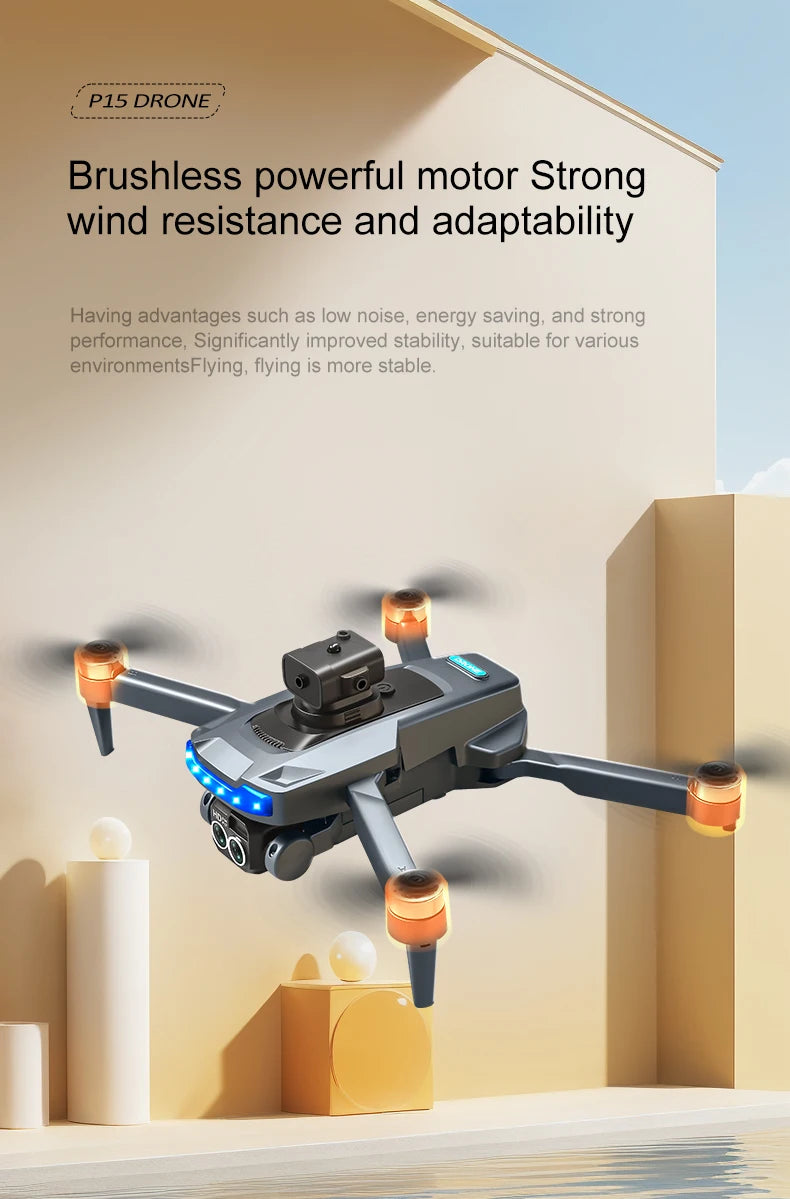 P15 Screen Control Drone 8K Professional Camera HD