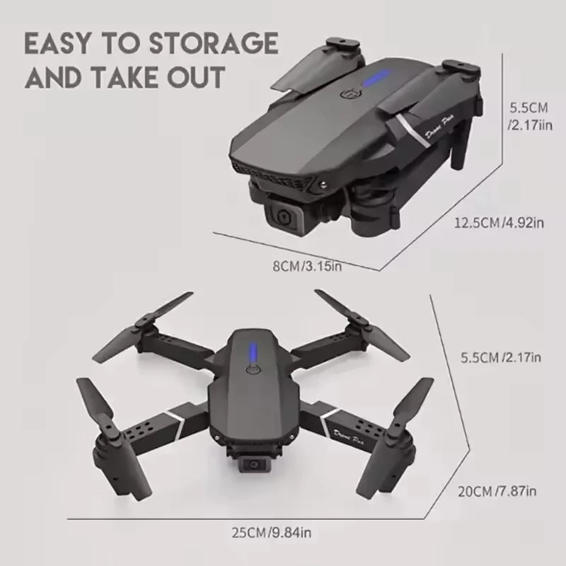 E88 Pro RC Drone WiFi FPV Height Hold