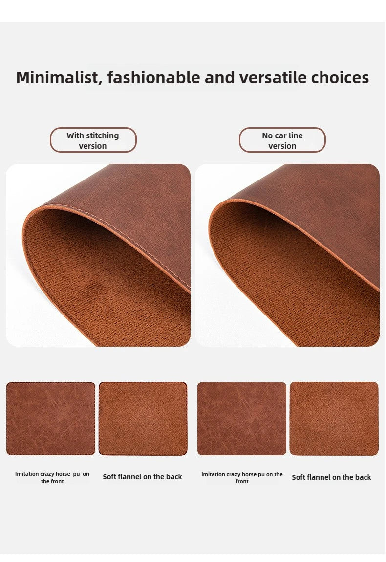Desk Pad Waterproof PU Mouse Pad Desk Mat