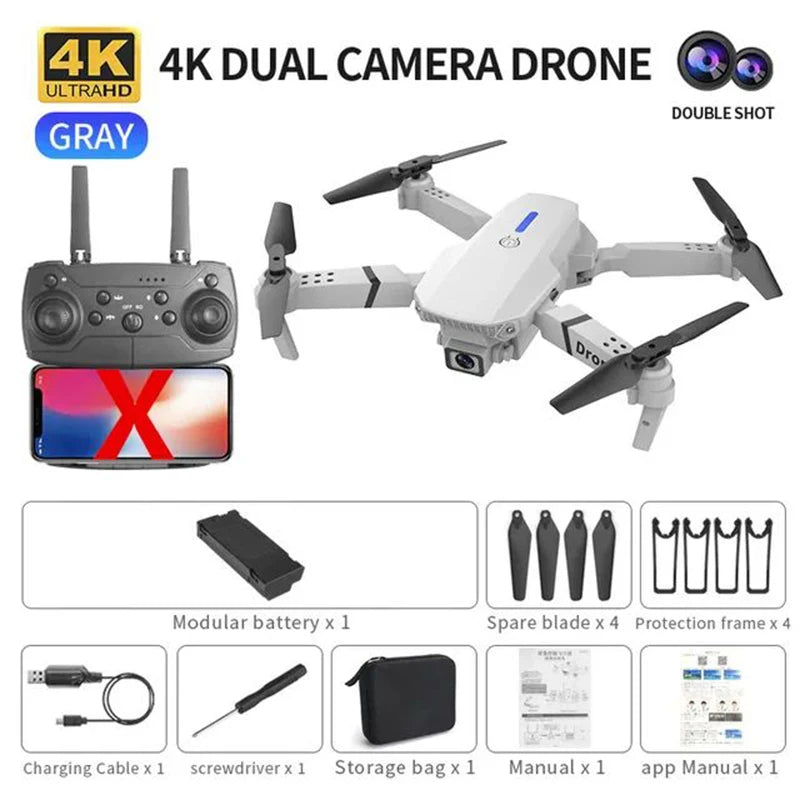 2024 New E88 Pro WIFI FPV Drone Wide