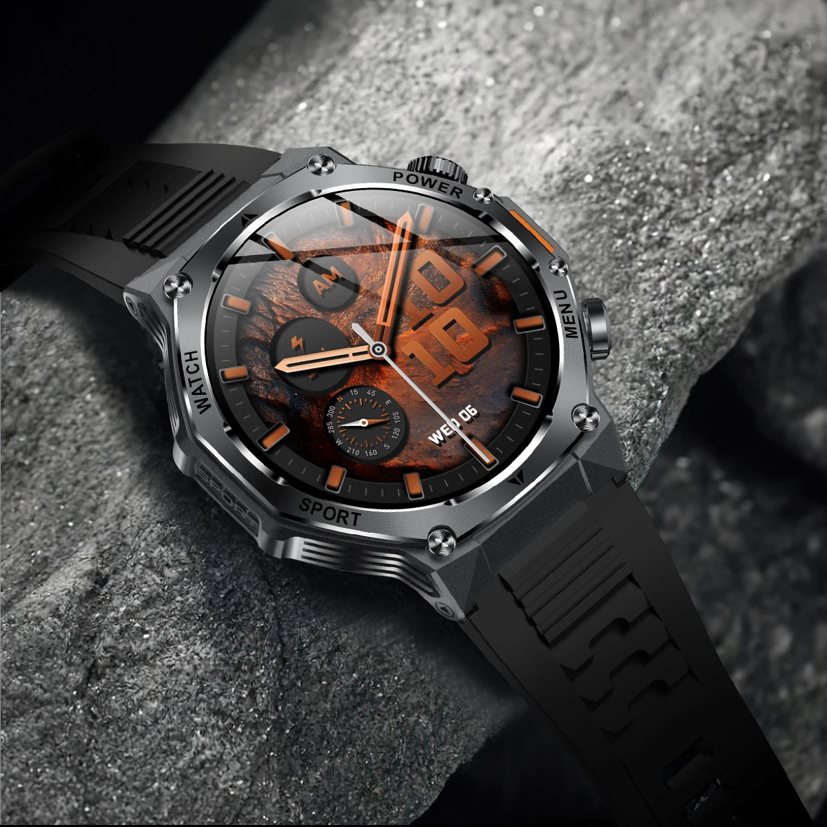 LIGE New Men Smart Watch Bluetooth Calling 800mAh