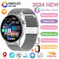 2024 New GPS Smart Watch Women True AMOLED