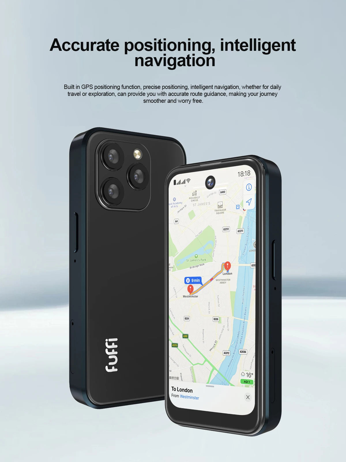 FUFFI-i16 Pro Mini Smartphone,4G Network,3.75 inch,2+16GB ROM,Android 10.0,Mobile