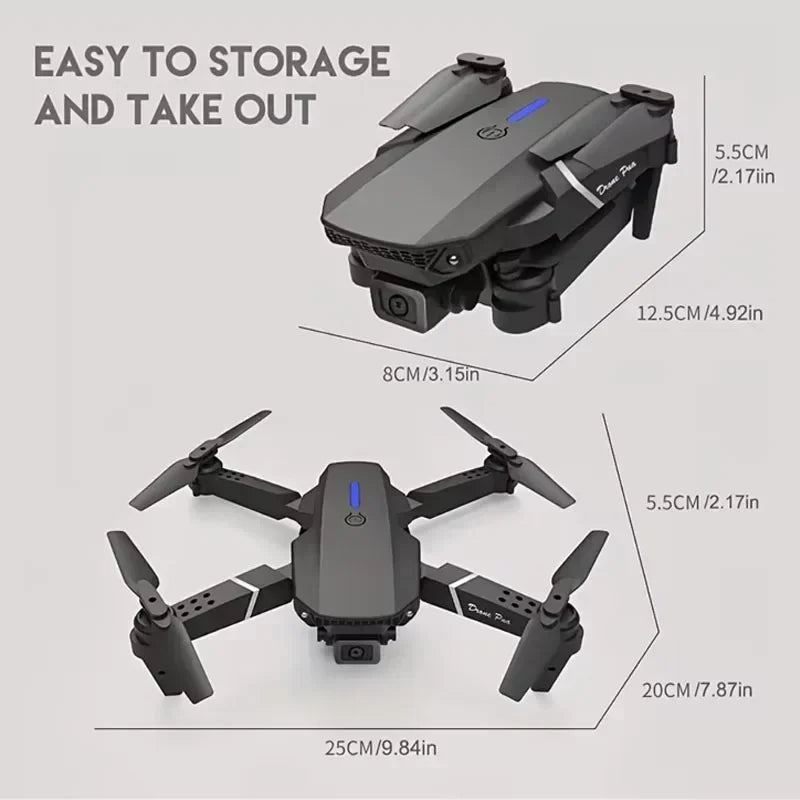 2024 New E88 Pro WIFI FPV Drone Wide