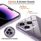 Luxury Shockproof Silicone Clear Phone Case For iPhone