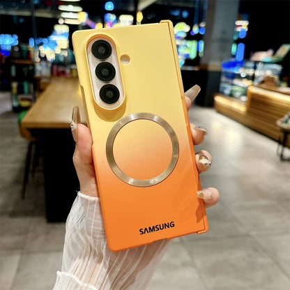 Soft Liquid Silicone Gradient Magnetic Case for Samsung Galaxy Z Fold