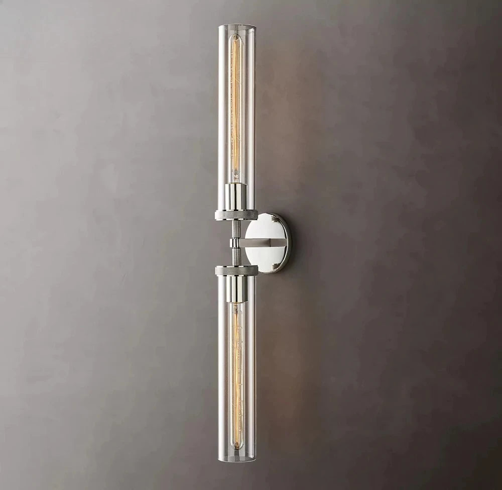 Modern Glass Wall Lamps Lustre LED Lambeth Knurled