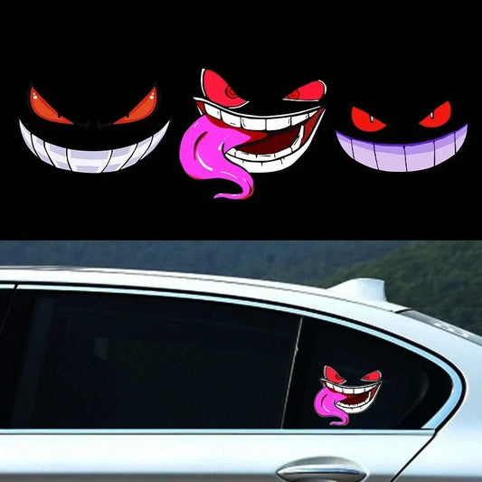 Funny Eye Stickers, Devil Stickers, Reflective and Waterproof