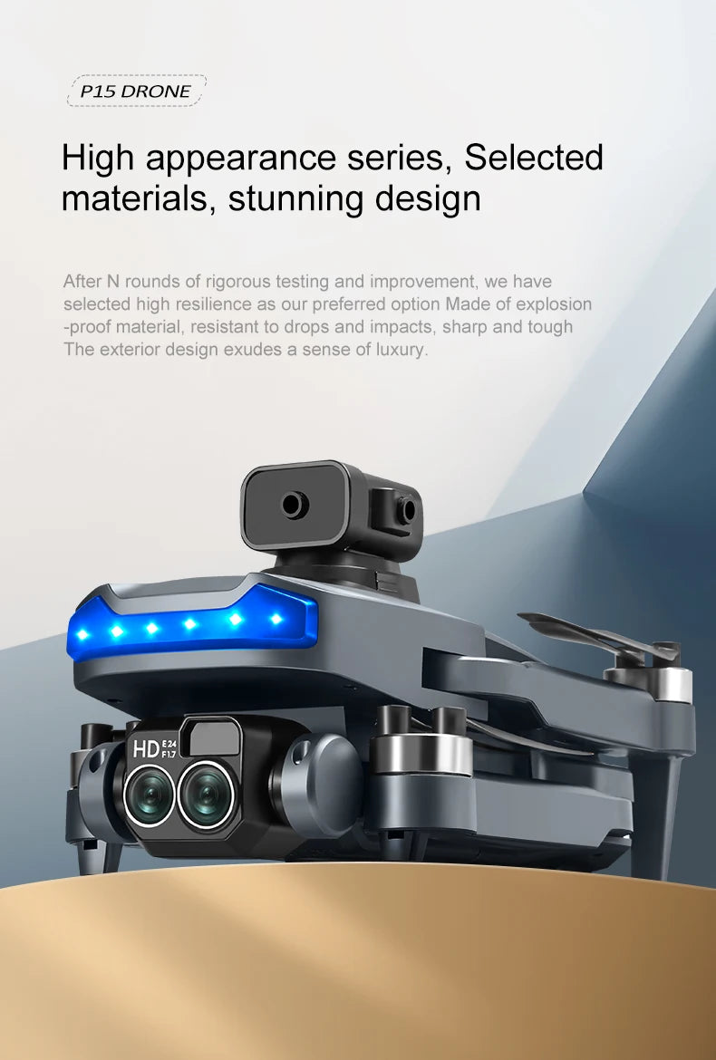 P15 Screen Control Drone 8K Professional Camera HD