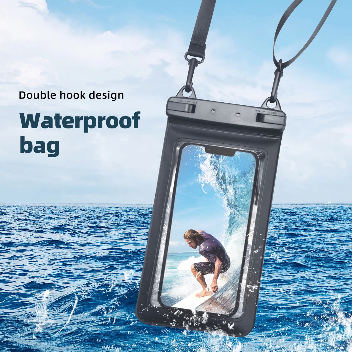 FONKEN Full View Waterproof Case for Phone Underwater