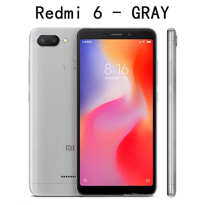 Original Xiaomi Redmi 6 4GB 64GB 13000mAh 6.6