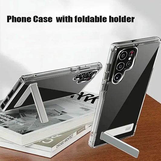 UYUXIO Kickstand Clear Mobile Phone Case for Samsung