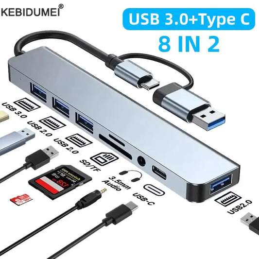 USB 3.0 Type C Adapter Docking Ststion USB