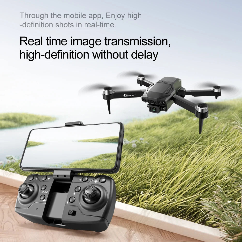 F198 Brushless Drone Optical Flow Positioning Dual Camera